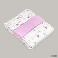 Sunnozy Muslin Cotton Swaddle Blanket Single Layer 44x44inch - 3Pcs