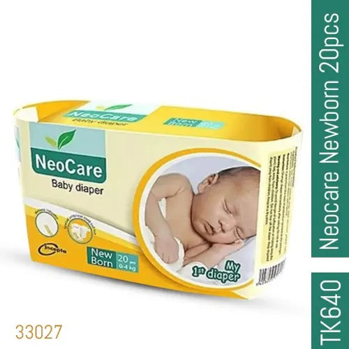 Neocare Baby Diaper Newborn 0-4Kg 20pcs